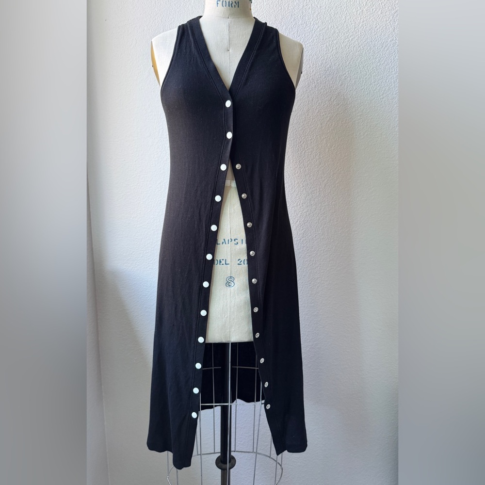 Rag & Bone Black Ribbed Dress